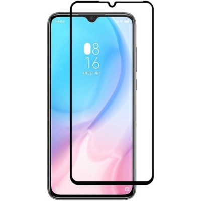 Xiaomi Mi 9 Lite „Hat-Prince“ 9H Tempered Glass усиленная защита, чёрное защитное стекло с полным покрытием толщиной 0,26 мм | V
