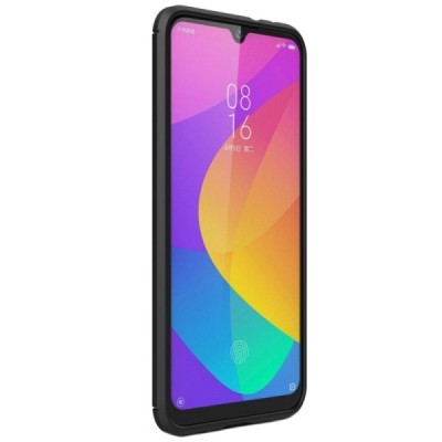 Xiaomi Mi A3 (Mi CC9e) „Carbon“ твердый силиконовый чехол (TPU) - черный | Vacins.lv