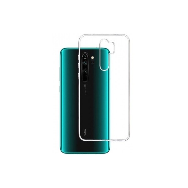 Твердый силиконовый (TPU) чехол – прозрачный (Redmi Note 8 Pro)