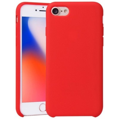 Apple iPhone 7 / 8 / SE 2020 „Shell“ cieta silikona (TPU) sarkans vāciņš | Vacins.lv