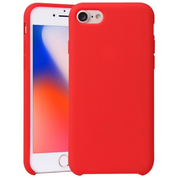 Твердый силиконовый чехол (TPU) „Shell“ - красный (iPhone 7 / 8 / SE 2020 / SE 2022)
