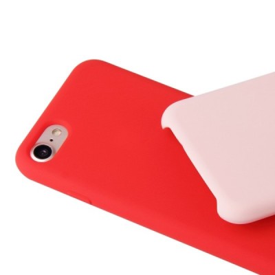 Apple iPhone 7 / 8 / SE 2020 Shell (TPU) твердый силиконовый чехол - красный | Vacins.lv