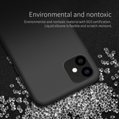 Appe iPhone 11 "Nillkin" Flex Liquid Silicone чехол - чёрный | Vacins.lv