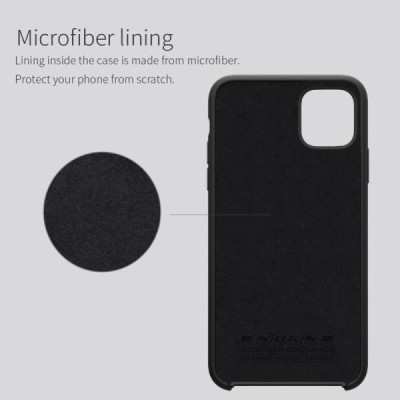 Appe iPhone 11 "Nillkin" Flex Liquid Silicone чехол - чёрный | Vacins.lv