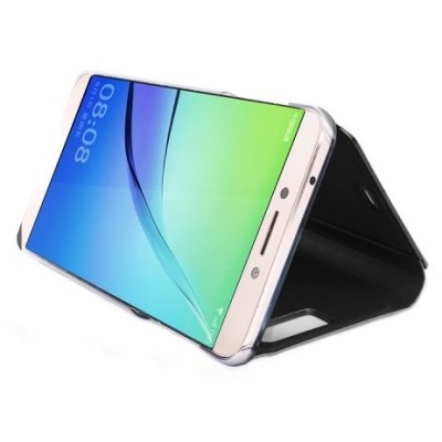 Huawei P10 (Huawei Ascend P10) открываемый чёрный пластиковый чехол-книжка | Vacins.lv
