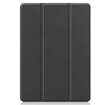 Apple iPad 10.2 (2019) atvēramais melns maciņš - maks ar vietu, kur ielikt stylus | Vacins.lv