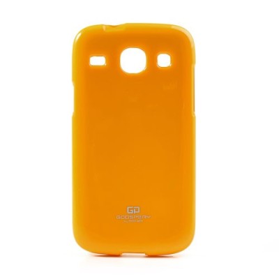 Mercury geltonoas Samsung Galaxy Core TPU kieto silikono dėklas (nugarėlė) / Priedai.lt