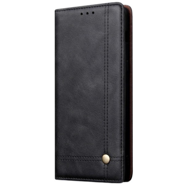 „Deluxe“ чехол-книжка – чёрный (Xperia 10)
