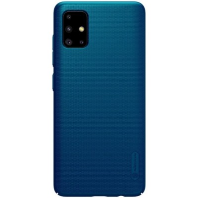 Samsung Galaxy A51 (A515F) Nillkin Frosted Shield синий пластиковый чехол | Vacins.lv