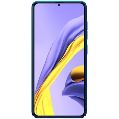 Samsung Galaxy A51 (A515F) Nillkin Frosted Shield синий пластиковый чехол | Vacins.lv