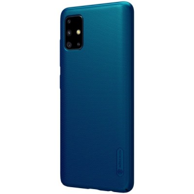 Samsung Galaxy A51 (A515F) Nillkin Frosted Shield синий пластиковый чехол | Vacins.lv
