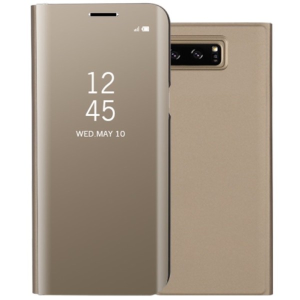 Пластиковый чехол-книжка - золотой (Galaxy Note 8)