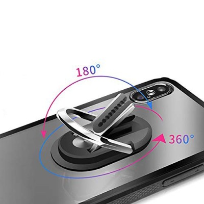 „Hicucoo“ Kickstand melns telefona autoturētājs (pie ventilācikas režģiem) | Vacins.lv
