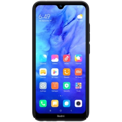 Xiaomi Redmi Note 8T Nillkin Frosted Shield черный пластиковый чехол | Vacins.lv