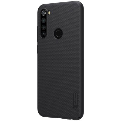 Xiaomi Redmi Note 8T Nillkin Frosted Shield черный пластиковый чехол | Vacins.lv
