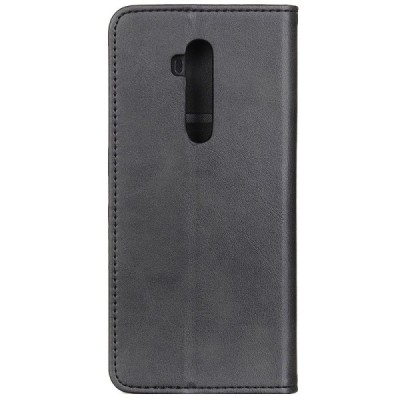 OnePlus 7T Pro Shell sērijas melns ādas atvērams maciņš | Vacins.lv
