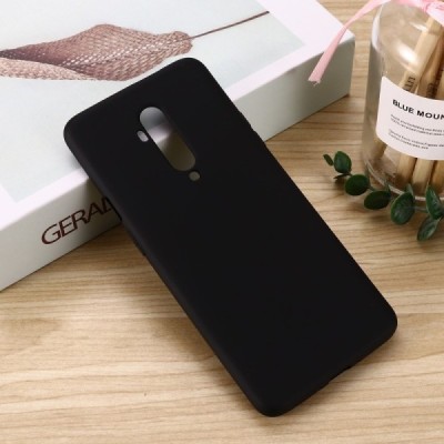 OnePlus 7T Pro Shell cieta silikona (TPU) melns apvalks | vacins.lv