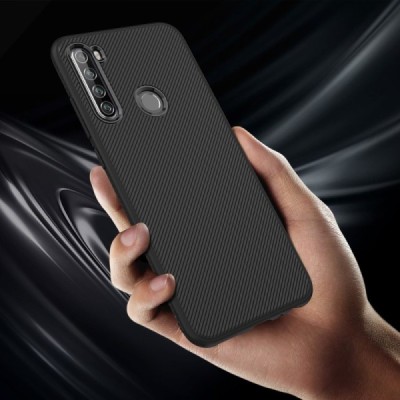 Xiaomi Redmi Note 8T Lenuo твердый силиконовый чехол из TPU чёрного цвета | Vacins.lv