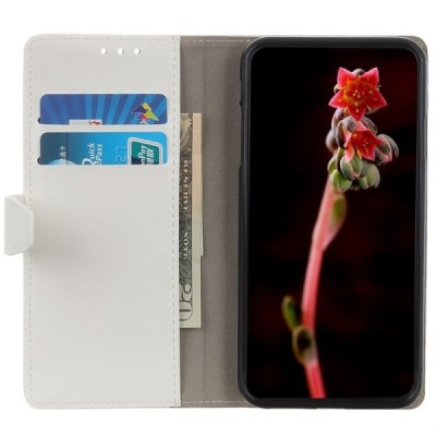 Samsung Galaxy S10 Lite (G970) открываемый белый кожаный чехол - книжка | Vacins.lv