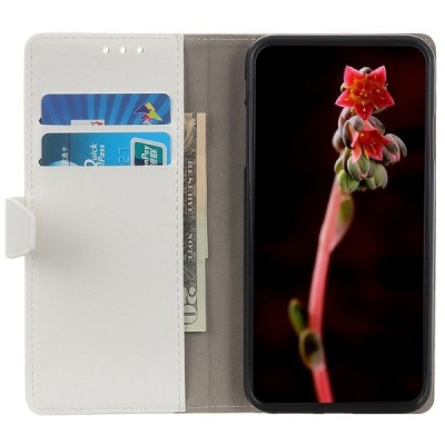 Samsung Galaxy Note10 Lite (N770F) atvēramais ādas balts maciņš (maks) | Vacins.lv