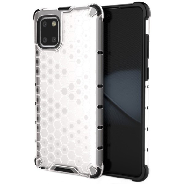 „Honeycomb“ усиленный защитный чехол – прозрачный (Galaxy Note10 Lite)