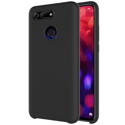 Huawei Honor View 20 (V20) cieta silikona (TPU) melns apvalks | vacins.lv
