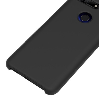 Твердый силиконовый чехол (TPU) для Huawei Honor View 20 (V20) - чёрный | Vacins.lv