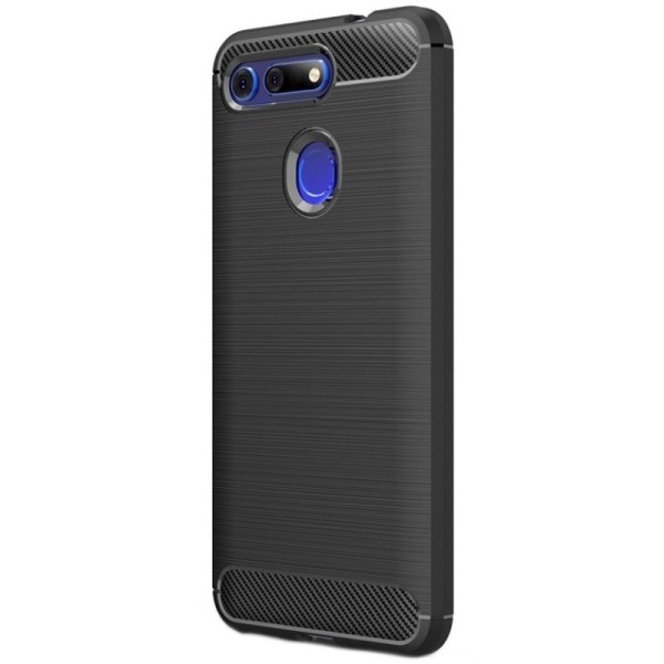 „Carbon“ твердый силиконовый чехол (TPU) - черный (Honor View 20 / V20)