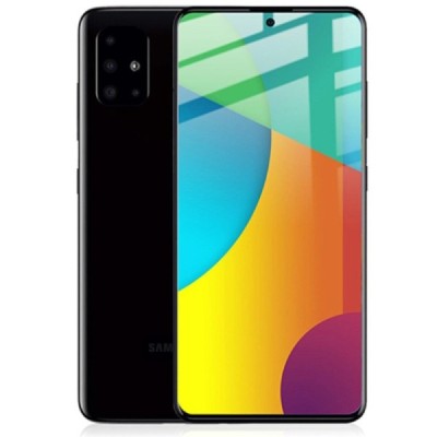 Samsung Galaxy A51 (A515) „Mocolo“ 9H Tempered Glass усиленная защита, черное защитное стекло с полным покрытием толщиной 0,26 м