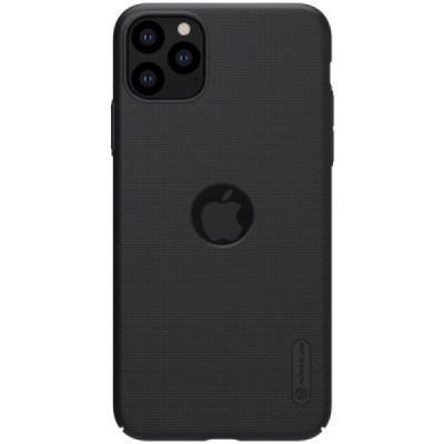 Apple iPhone 11 Pro Max Nillkin Super Frosted Shield melns plastmasas apvalks / vacins.lv