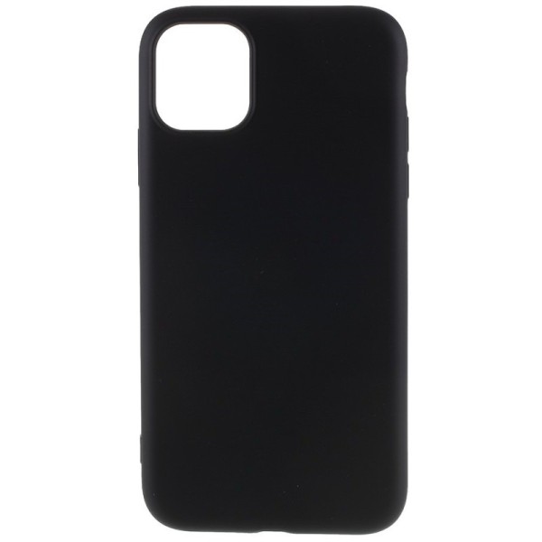 Твердый силиконовый чехол (TPU) „Shell“ - чёрный (iPhone 11 Pro Max)
