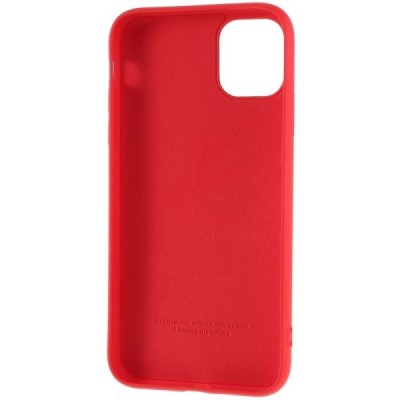 Apple iPhone 11 Pro Max Shell cieta silikona (TPU) sarkans apvalks | vacins.lv