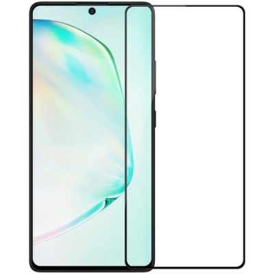 Samsung Galaxy S10 Lite (G970) Nillkin CP Tempered Glass melns ekrāna aizsargstikls | Vacins.lv
