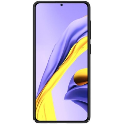 Samsung Galaxy A71 (A715) Nillkin Frosted Shield melns apvalks | vacins.lv