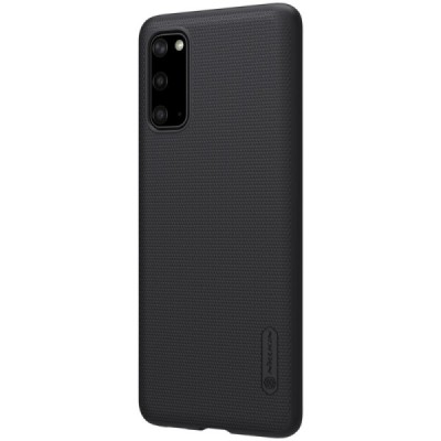 Samsung Galaxy S20 Nillkin Frosted Shield чёрный пластиковый чехол | Vacins.lv