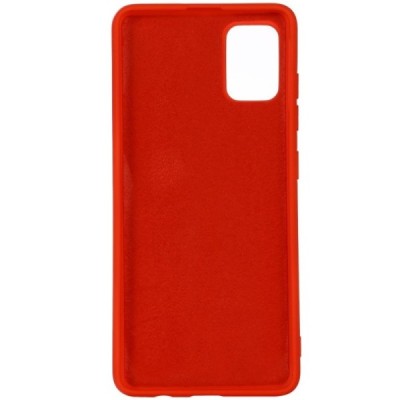 Samsung Galaxy A71 (A715F) Shell (TPU) твердый силиконовый чехол - красный | Vacins.lv
