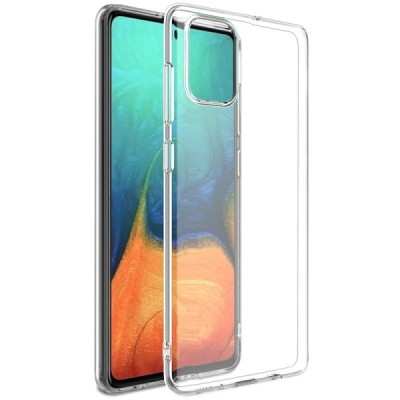 Твердый силиконовый чехол Samsung Galaxy A71 (A715F) kieto silikono TPU - прозрачный | Vacins.lv