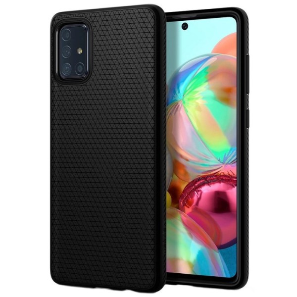 „Spigen“ Liquid Air apvalks - melns (Galaxy A71)