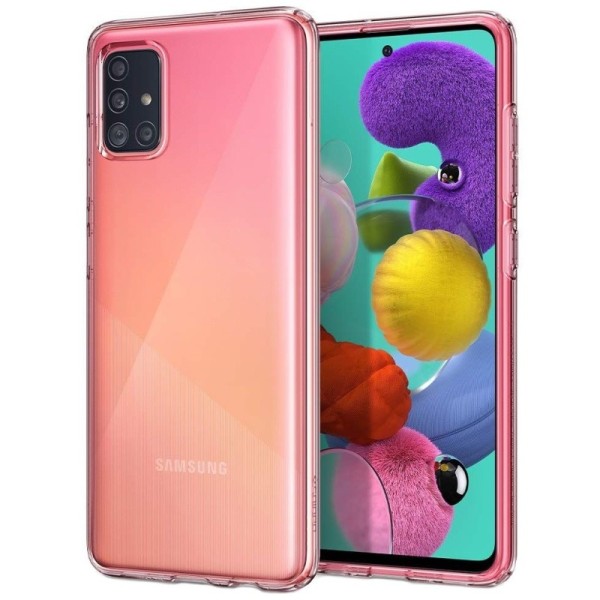 Твердый силиконовый чехол (TPU) – прозрачный (Galaxy A51)