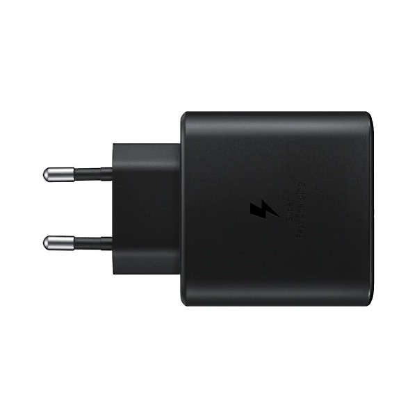 „Samsung“ Super Fast Charging 2.0 зарядное устройство (45W) + Type-C USB провод - чёрный