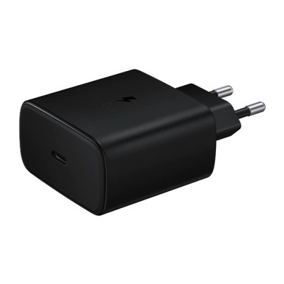 Оригинальное „Samsung“ Super Fast Charging 45W EP-TA845 зарядное устройство c Type-C проводoм 5A - чёрный | Vacins.lv