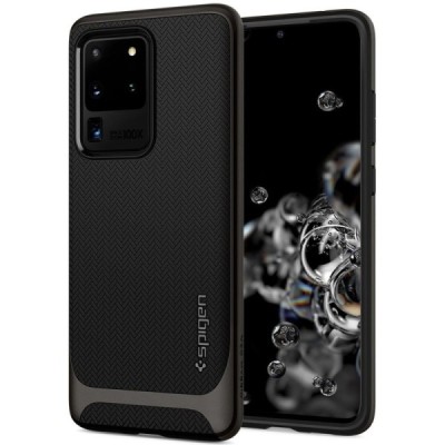 „Spigen“ Neo Hybrid Gunmetal усиленная защита чёрный чехол для Samsung Galaxy S20 Ultra (G988) | Vacins.lv
