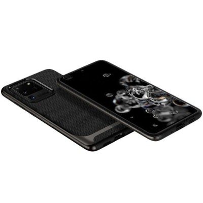 „Spigen“ Neo Hybrid Gunmetal усиленная защита чёрный чехол для Samsung Galaxy S20 Ultra (G988) | Vacins.lv