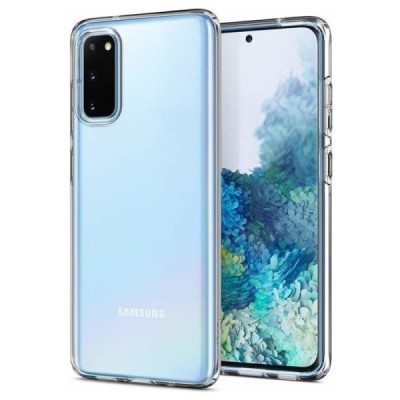 Твердый силиконовый чехол (TPU) для Samsung Galaxy S20 (G980) - прозрачный | Vacins.lv