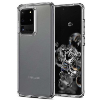 Твердый силиконовый чехол (TPU) для Samsung Galaxy S20 Ultra (G988) - прозрачный | Vacins.lv