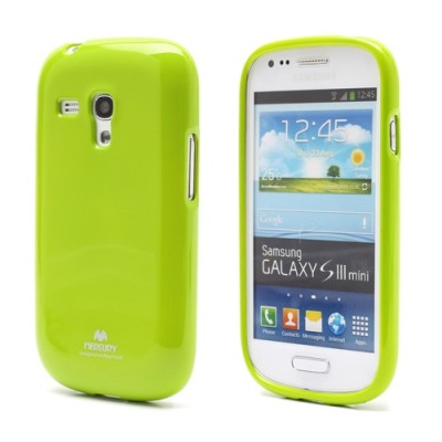 Samsung Galaxy S3 mini i8190 Mercury zaļš cieta silikona (TPU) futrālis / Vacins.lv