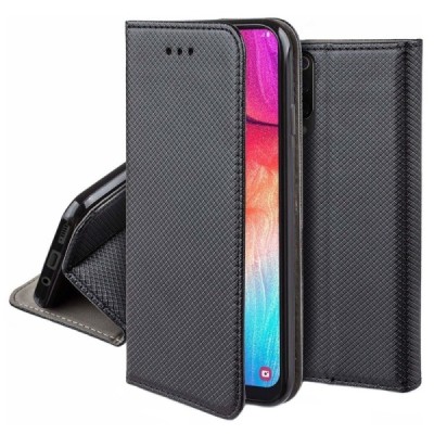 Huawei P Smart Pro (2019) 5 Shell sērijas melns atvērams maciņš, maks | Vacins.lv