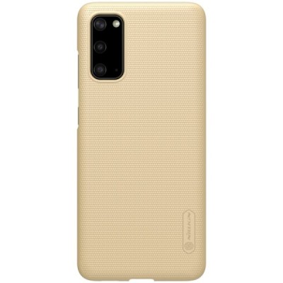 Samsung Galaxy S20 Nillkin Frosted Shield золотой пластиковый чехол | Vacins.lv