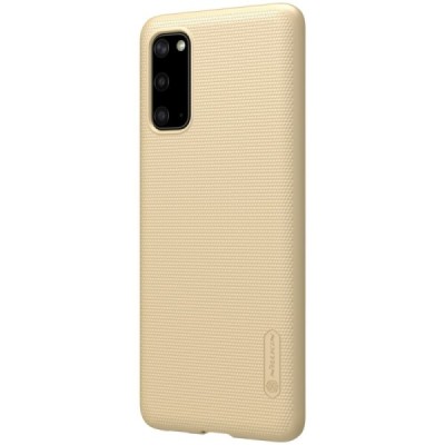 Samsung Galaxy S20 Nillkin Frosted Shield золотой пластиковый чехол | Vacins.lv