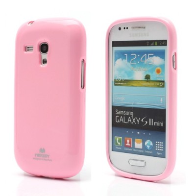 Samsung Galaxy S3 mini i8190 Mercury rozs cieta silikona (TPU) futrālis / Vacins.lv